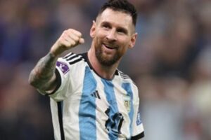 Lionel Messi con la selección de Argentina. Foto: Twitter