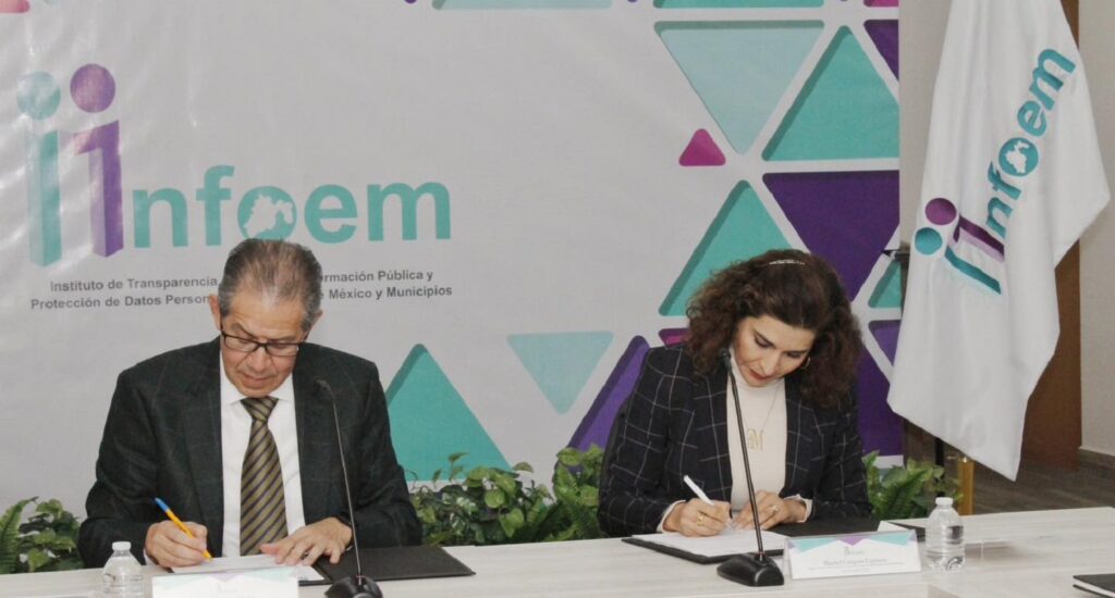 GEM e Infoem firman convenio en materia de protección de datos