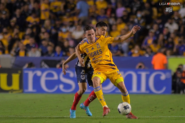 Thauvin fuera de Tigres. Foto: Liga MX