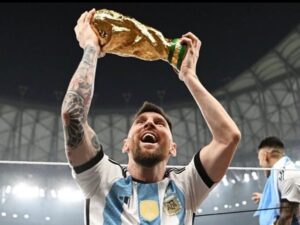 Lionel Messi con la selección argentina. Foto: Instagram