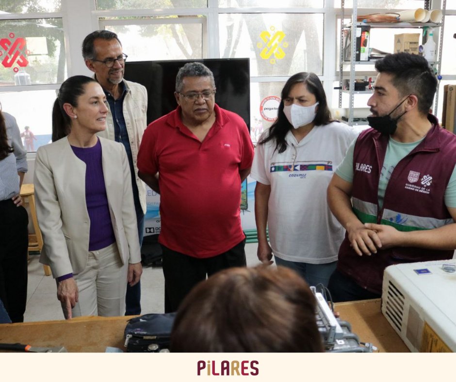 Recorre Sheinbaum PILARES “Parque Abasolo” en Buenavista