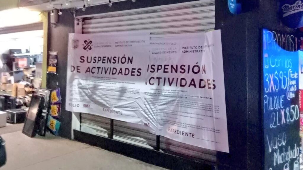 Suspende Invea 3 establecimientos en Alcaldía Gustavo A. Madero