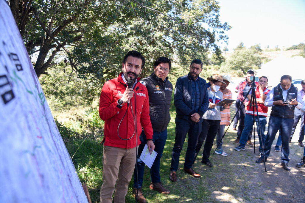 Concluye CAEM rehabilitación de tubería de agua potable en Temoaya