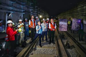 Entrega Claudia Sheinbaum obra civil de La Nueva Línea 1 del Metro