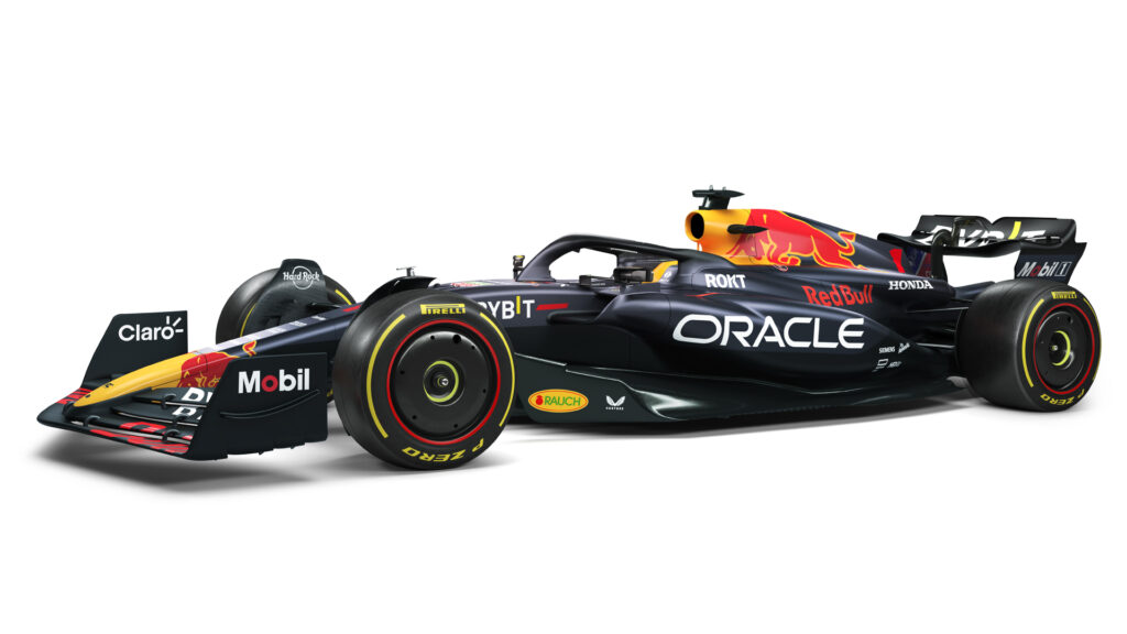 Red Bull presenta a su nuevo auto. Foto: Twitter