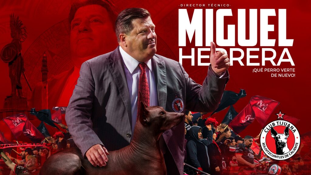 Miguel Herrera llega a los Xolos