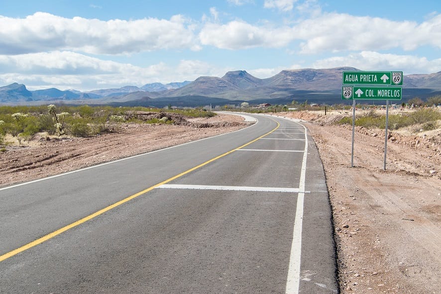 Carretera Agua Prieta-Bavispe beneficiará a más de 77 mil habitantes: SICT