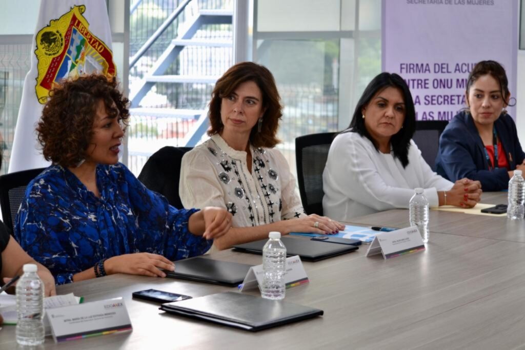 Firma Gobierno del Edoméx acuerdo con ONU Mujeres