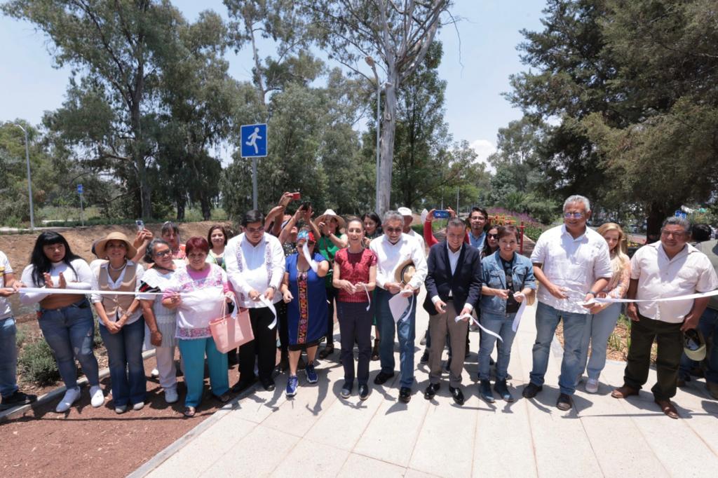 Inaugura Claudia Sheinbaum tres parques públicos