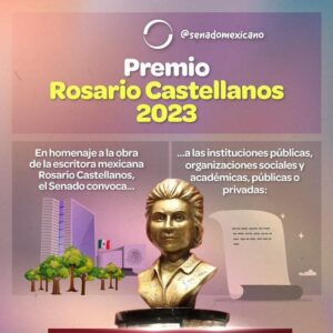 Convocatoria abierta Premio Rosario Castellanos