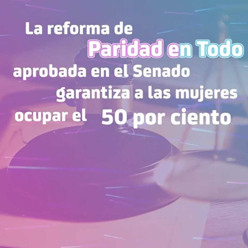 Reforma de Paridad en Todo, Senado de la República