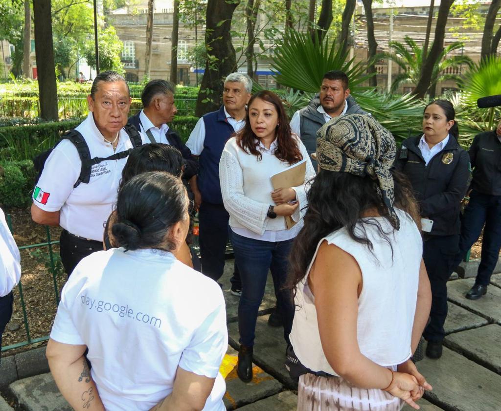 Sandra Cuevas anunció que se recuperará la Plaza Río de Janeiro