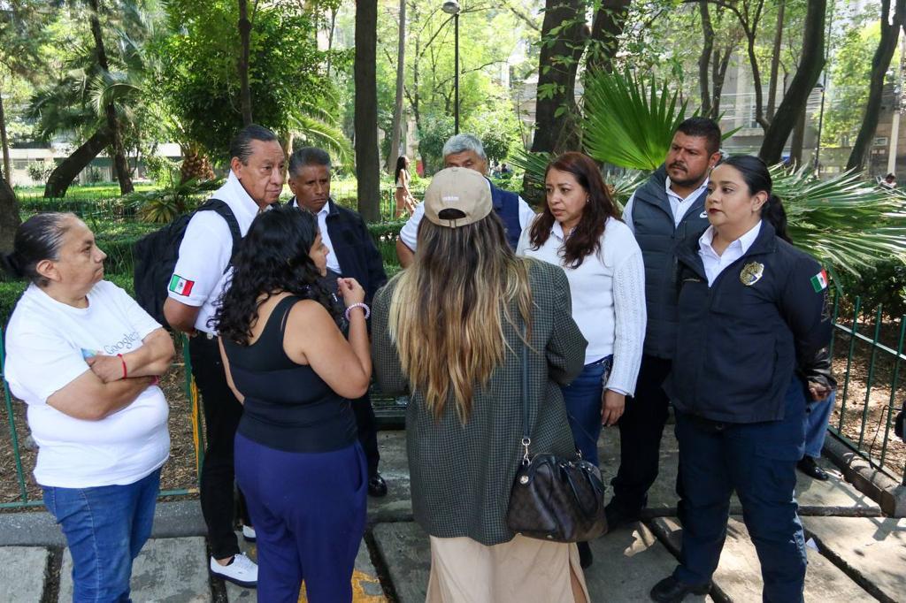 Sandra Cuevas anunció que se recuperará la Plaza Río de Janeiro