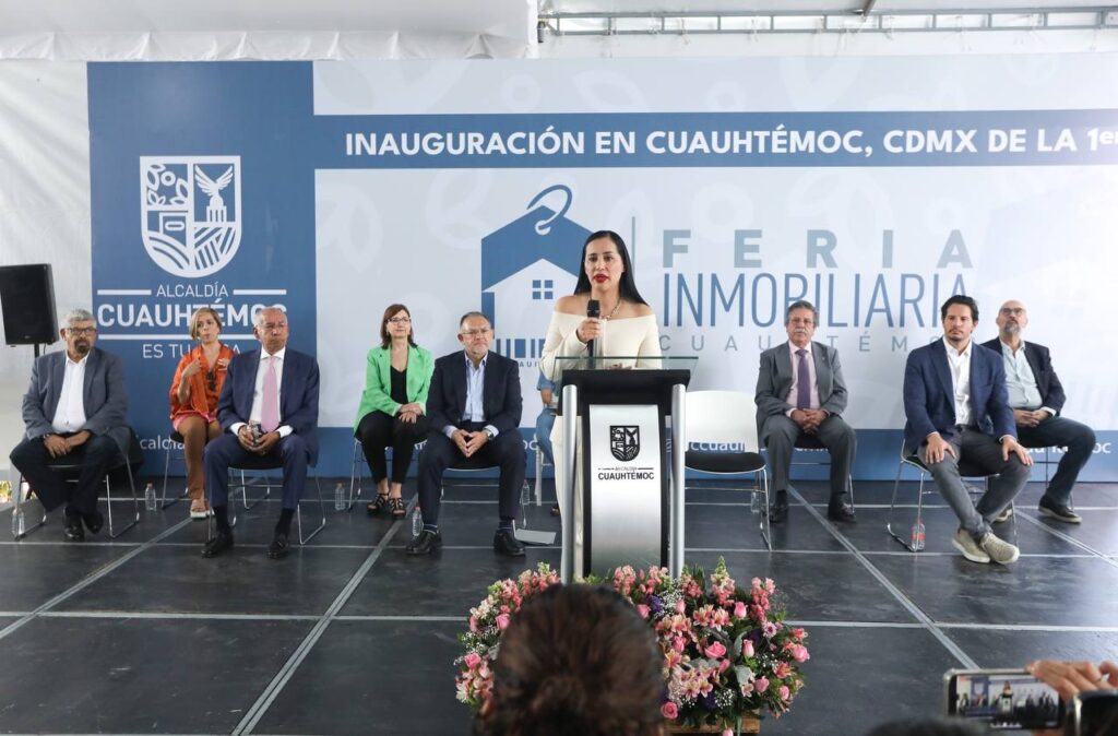 Inaugura Sandra Cuevas 1era. Feria Inmobiliaria Cuauhtémoc