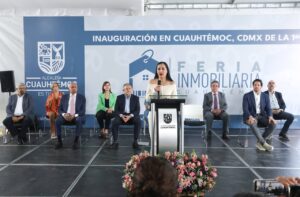 Inaugura Sandra Cuevas 1era. Feria Inmobiliaria Cuauhtémoc