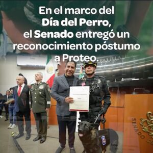 Senado de la República rinde homenaje a Proteo