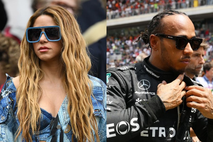 Parece que nunca hubo romance entre Shakira y Lewis Hamilton