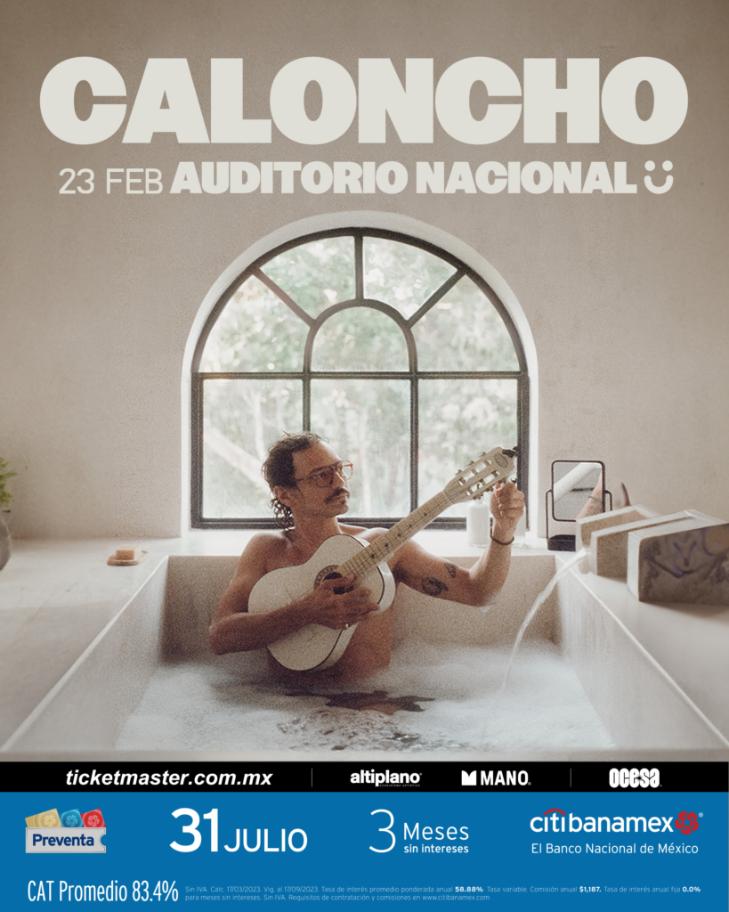 Caloncho llega al Auditorio Nacional