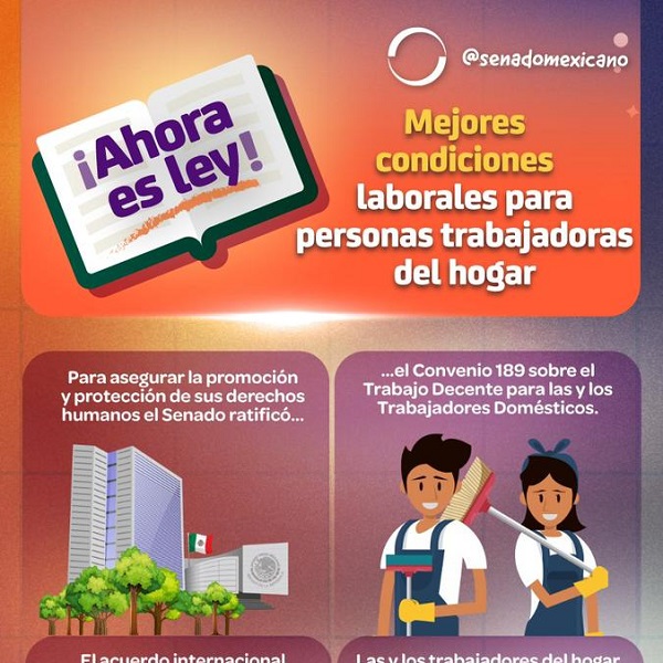 Mejores condiciones laborales para trabajadoras del hogar