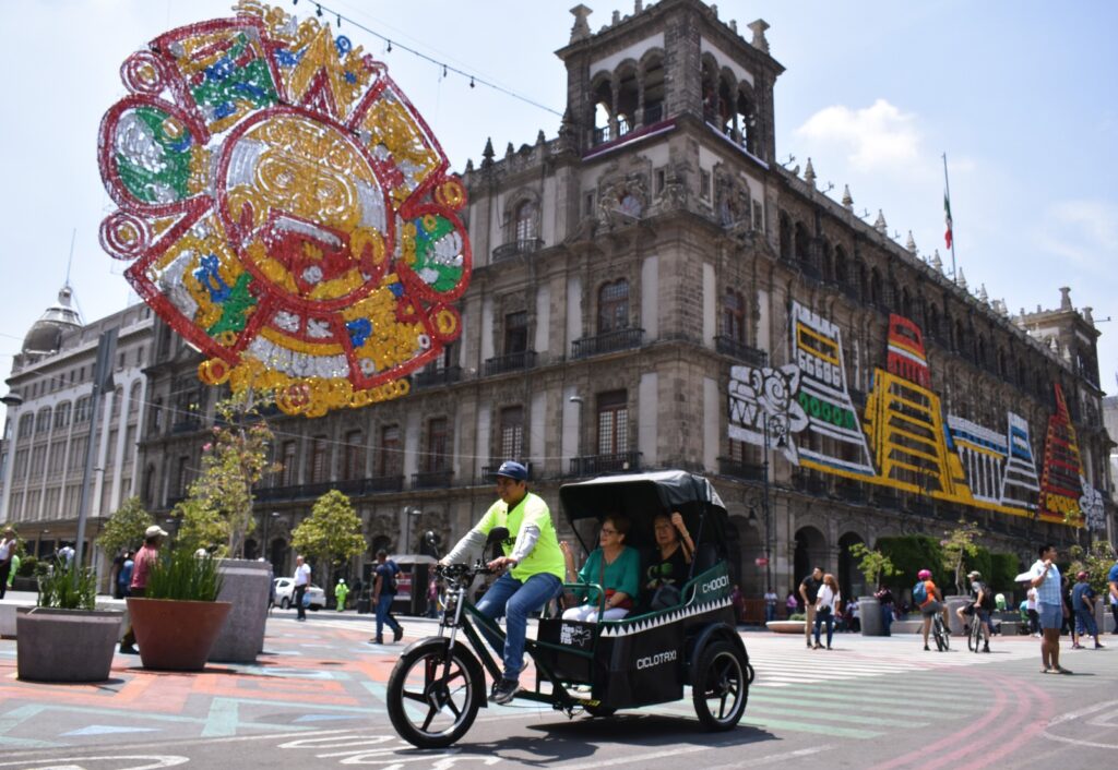 Establece Semovi polígono de operación de Ciclotaxis del Centro Histórico