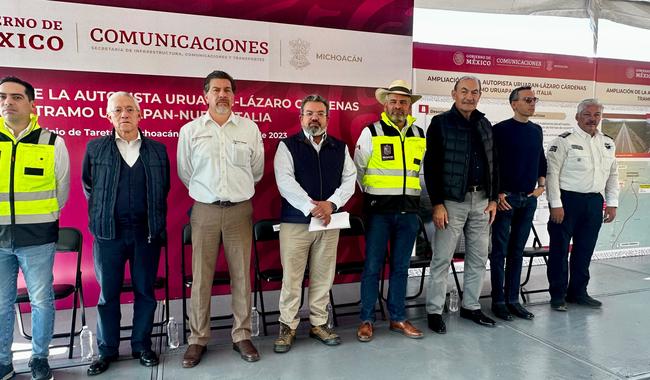 Inició la ampliación de la Autopista Uruapan-Lázaro Cárdenas 1