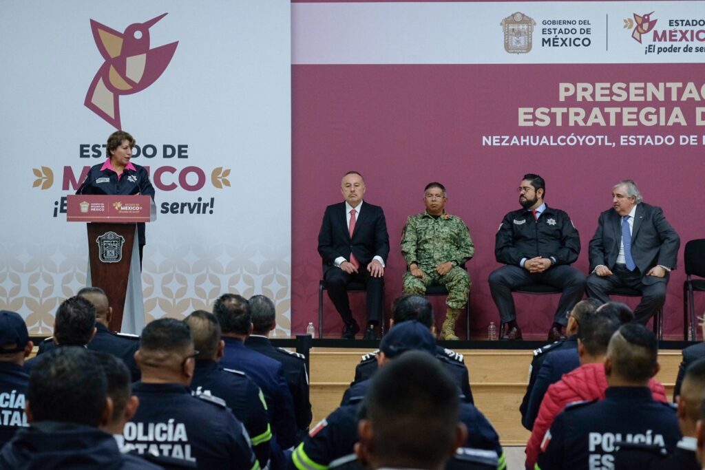 Presenta Delfina Gómez estrategia de seguridad para el Edoméx