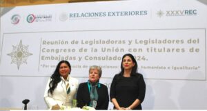 Senado y Cuerpo Diplomático generan vínculos de trabajo: Ana Lilia Rivera