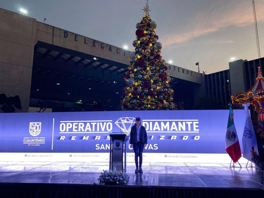 Sandra Cuevas inició 2024 con el "Operativo Diamante Remasterizado"