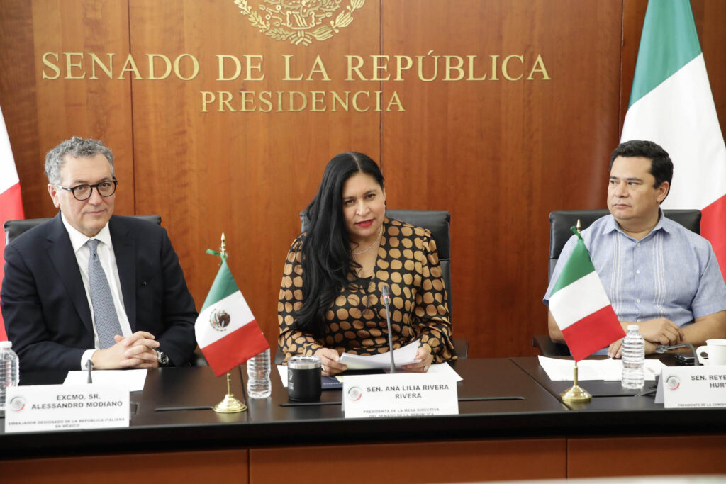 Destaca Ana Lilia Rivera el potencial en la relación comercial México-Italia