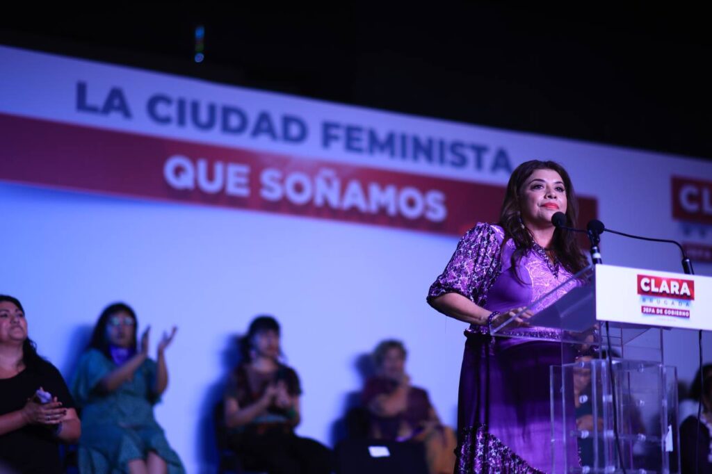 Anuncia Clara Brugada 20 compromisos para construir la "Ciudad Feminista"