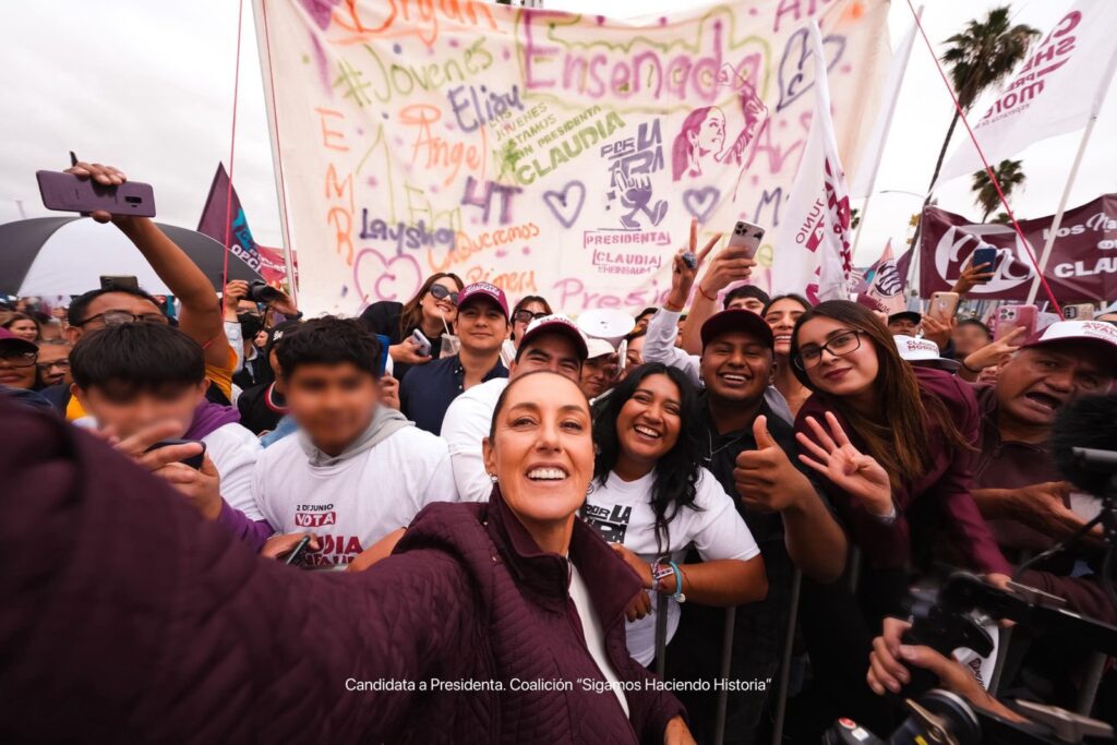 Claudia Sheinbaum plantea más democracia y derechos para México