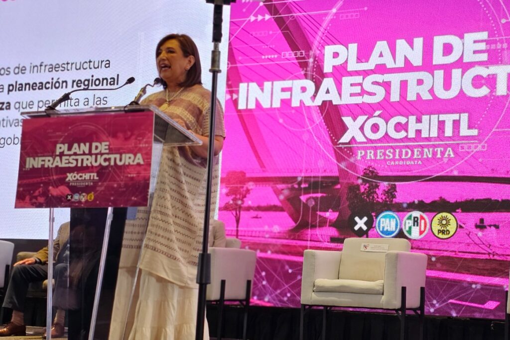 Presentó Xóchitl Gálvez su Plan de Infraestructura 2024-2030