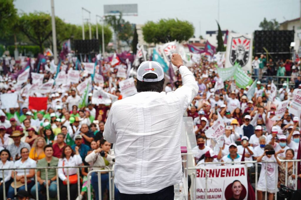 Desde Atizapán, Mario Delgado llama a votar “Todo Morena” este 2 de junio