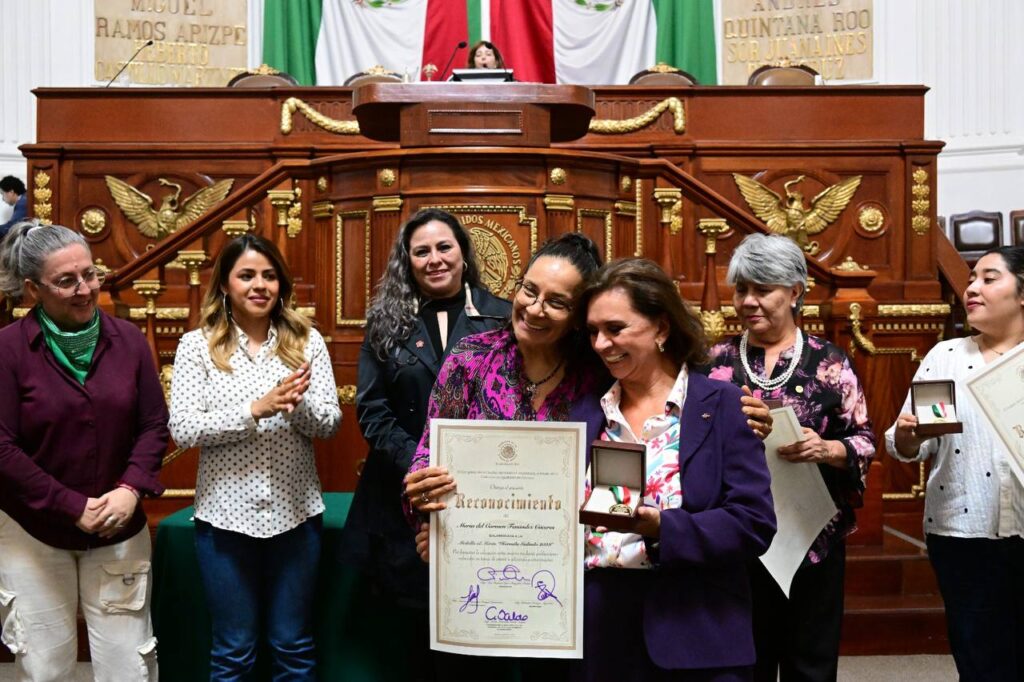 Congreso reconoce a mujeres destacadas de la CDMX