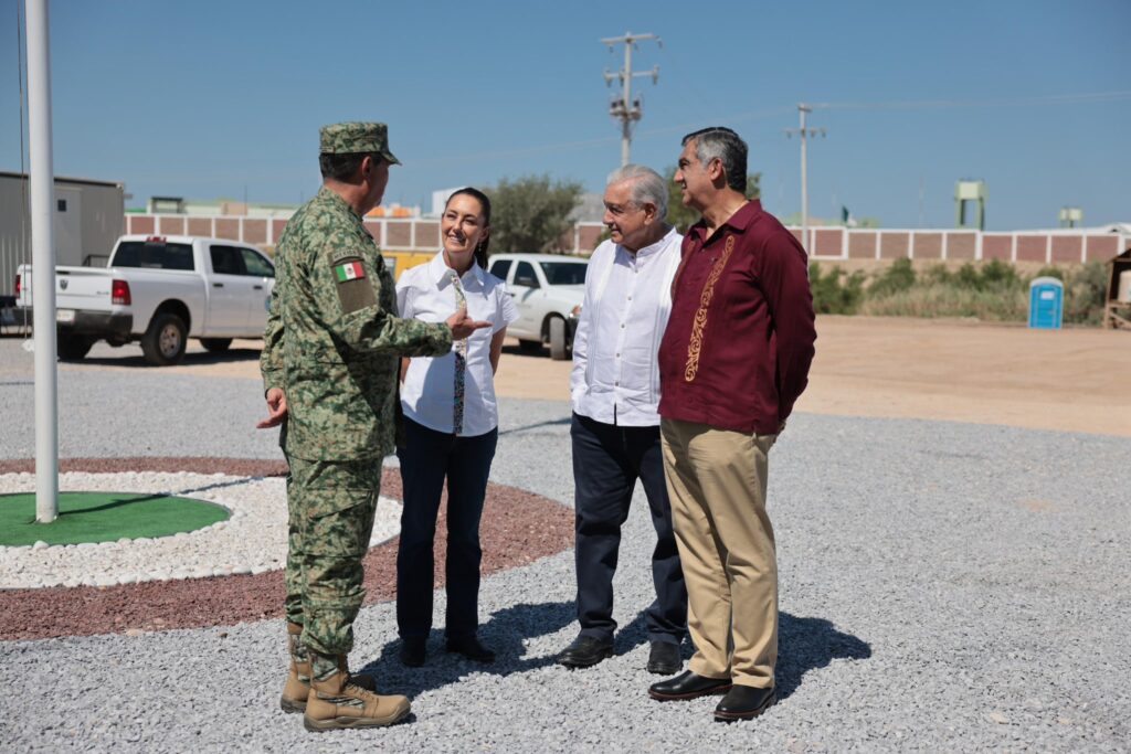 Visita Claudia Sheinbaum centro aduanero en Nuevo Laredo