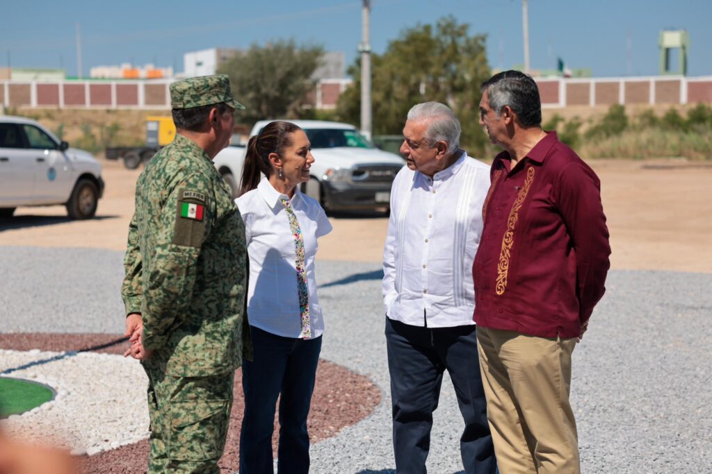 Visita Claudia Sheinbaum centro aduanero en Nuevo Laredo