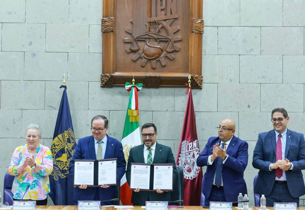 IPN y UNAM firman convenio para impulsar la investigación