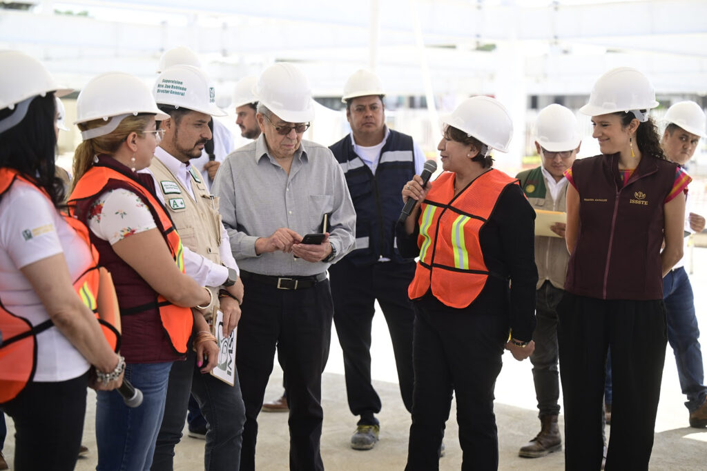 Supervisan gobiernos Federal y del Edoméx obra de Hospital en Atenco