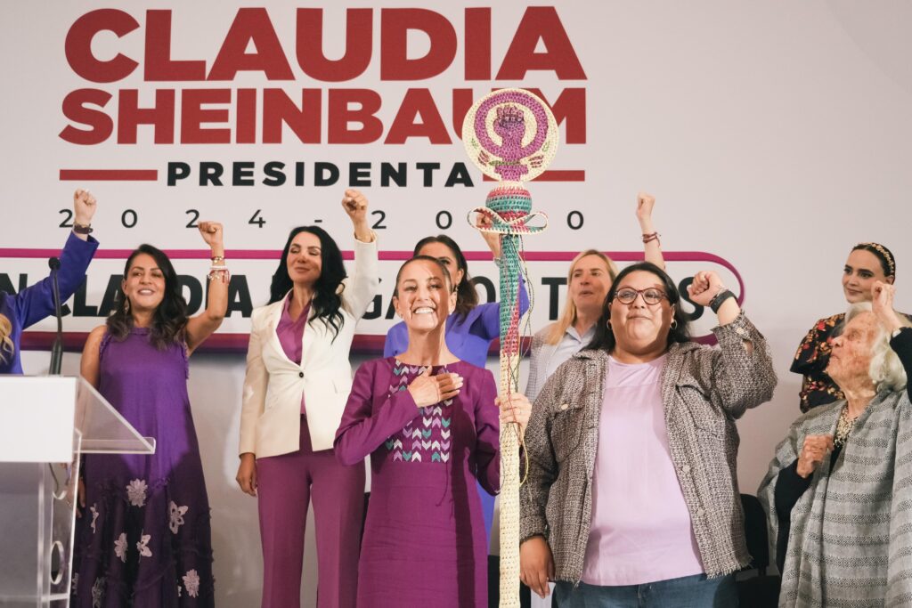 Claudia Sheinbaum: "Nunca un México sin nosotras"