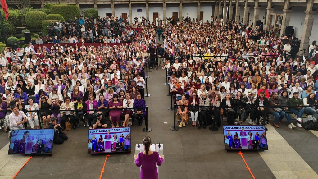 Claudia Sheinbaum: "Nunca un México sin nosotras"