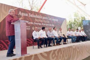 López Obrador supervisa avances del sistema Agua Saludable para La Laguna