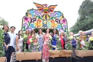 Lía Limón inaugura la Feria de las Flores de San Ángel