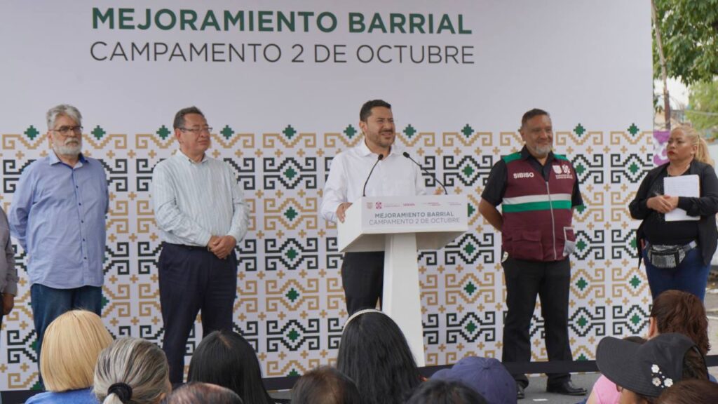 Supervisa Martí Batres rehabilitación del Parque Campamento 2 de Octubre