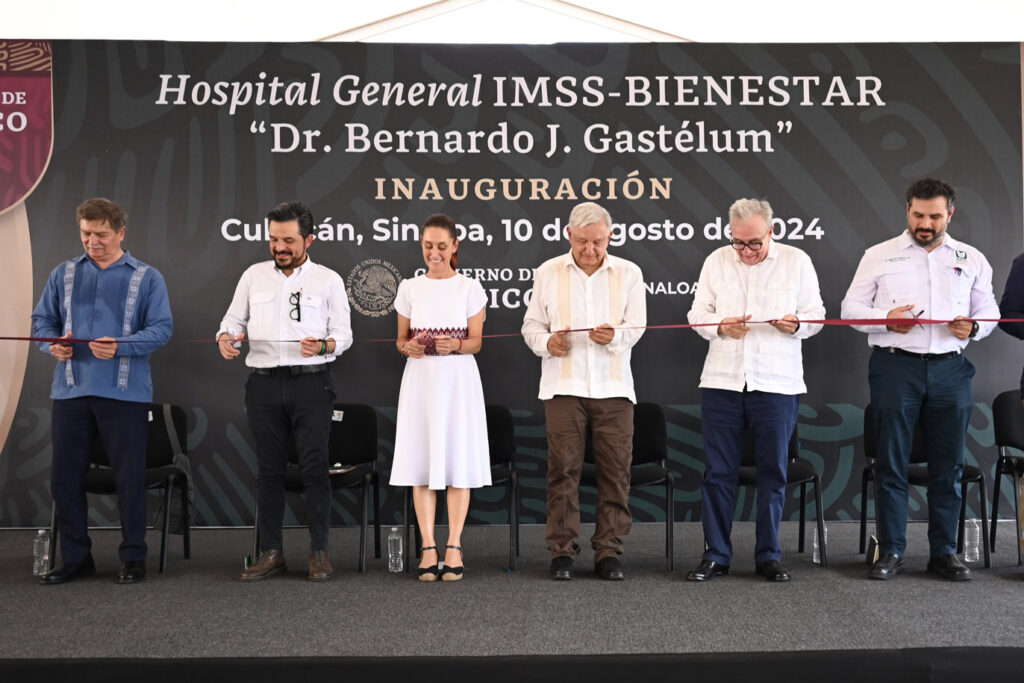 López Obrador inaugura Hospital General IMSS Bienestar en Culiacán