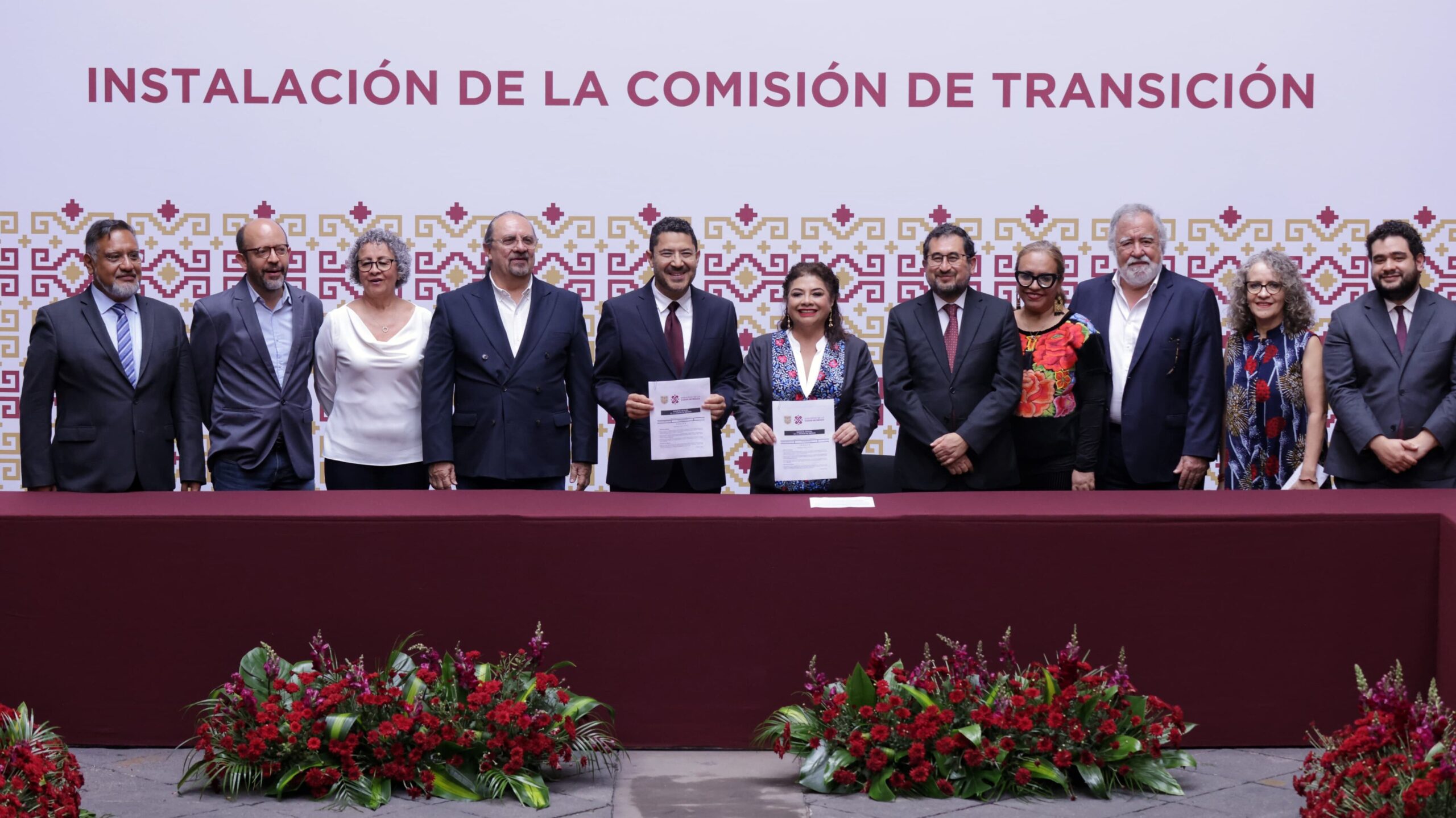 Batres y Brugada instalan Comisión de Transición en la CDMX