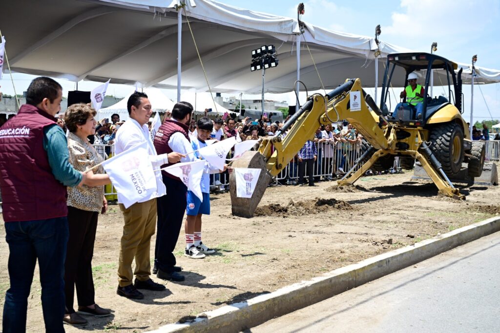 Arrancó la construcción del Deportivo “Buenos Aires” en Tezoyuca