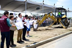 Arrancó la construcción del Deportivo “Buenos Aires” en Tezoyuca