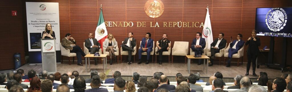 Presentan en el Senado libro para atender inseguridad en el país