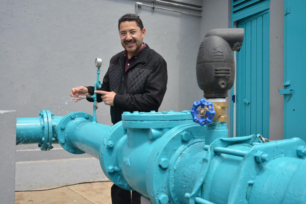 Inaugura Martí Batres pozo para recuperación de agua potable