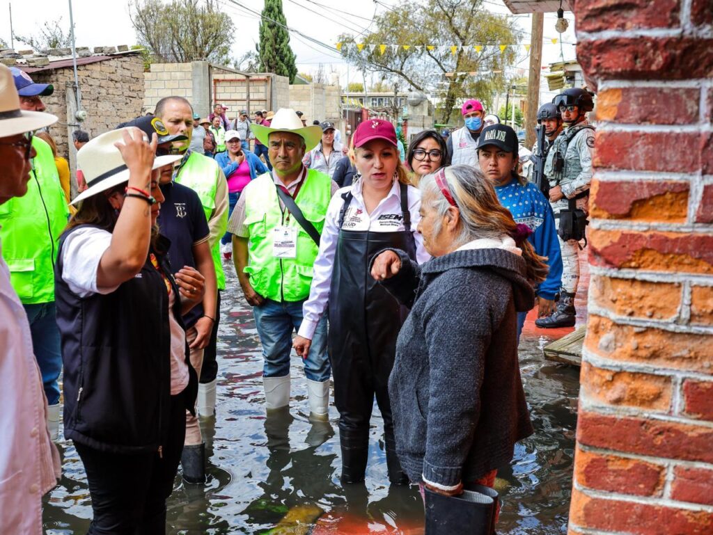 San Pedro Cholula: Gobierno Edoméx atiende a comunidad afectada por lluvias